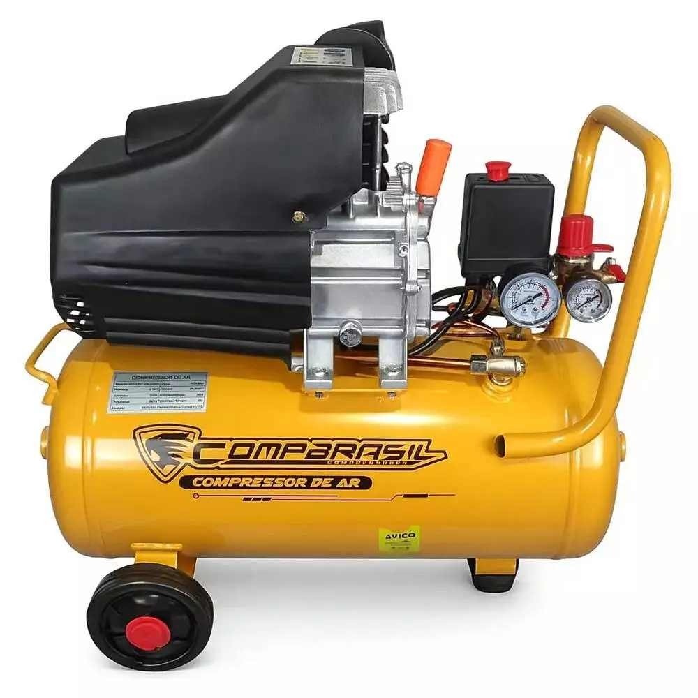 Motocompressor de Ar 25L Compbrasil 2.0HP 1500w 220v - CompBrasil-USK