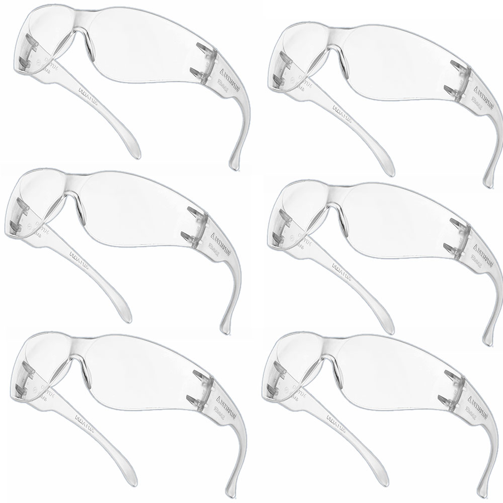 Kit 6 unidades Óculos de Proteção UV Delta Plus Summer Incolor - EPI  - Delta-Plus
