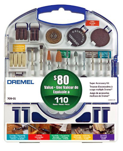 Kit de acessórios Dremel para uso geral DRE0709-RW - 110 peças - Ferramentas