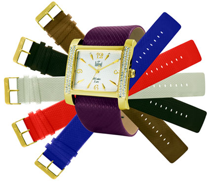 Relógio troca pulseiras cores neutras e marcantes - Relógios