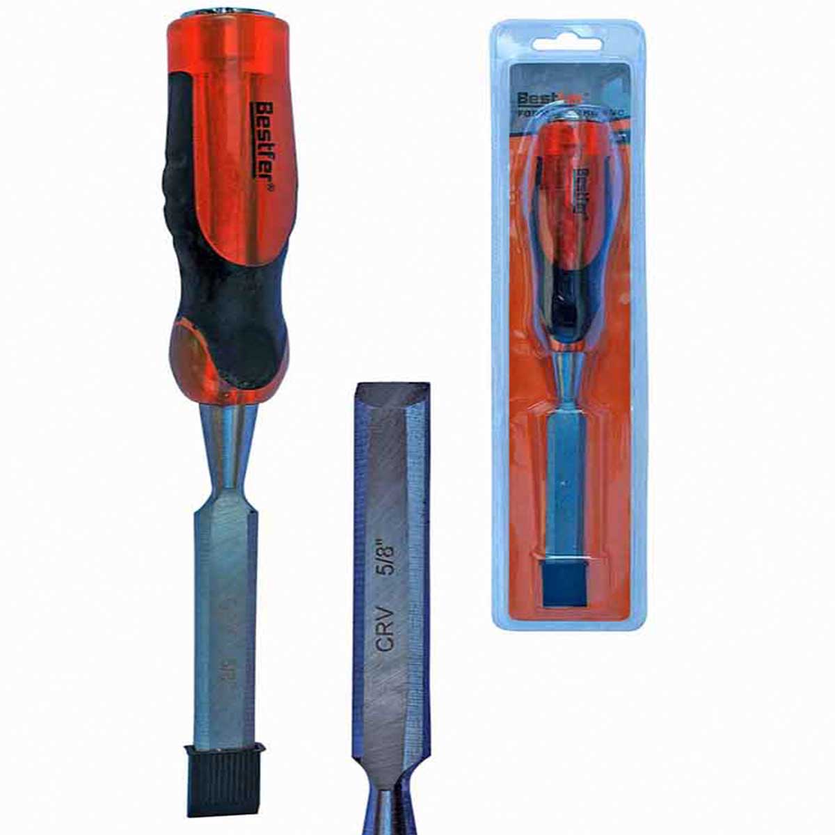 Formão Chanfrado com Cabo PVC 5/8pol - Ferramentas