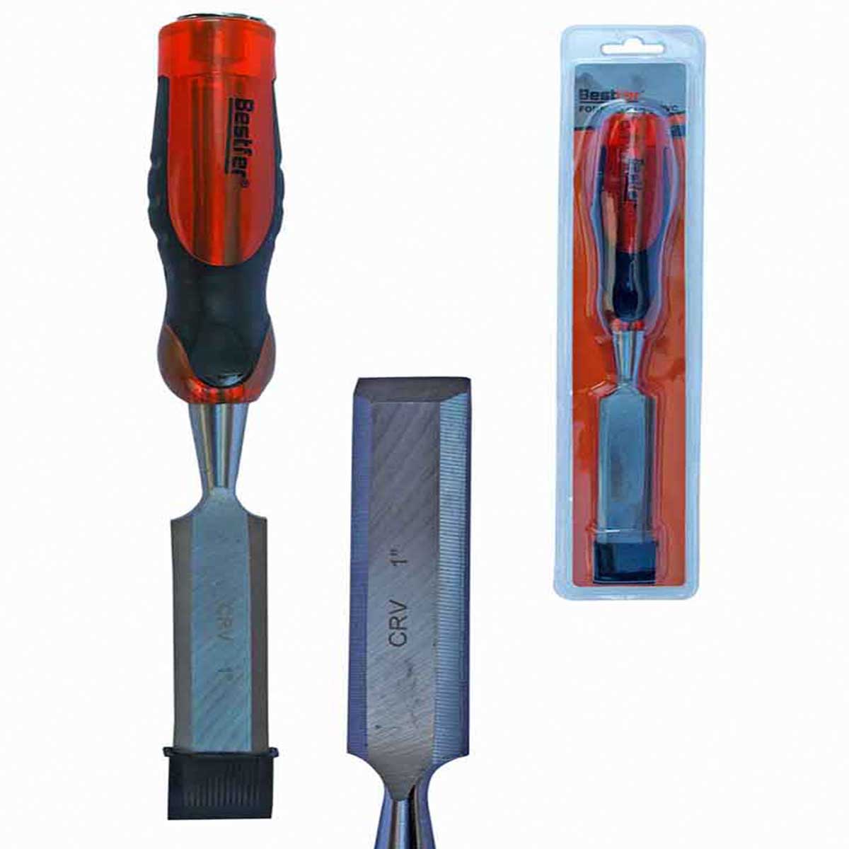 Formão Chanfrado com Cabo PVC 1pol - Ferramentas