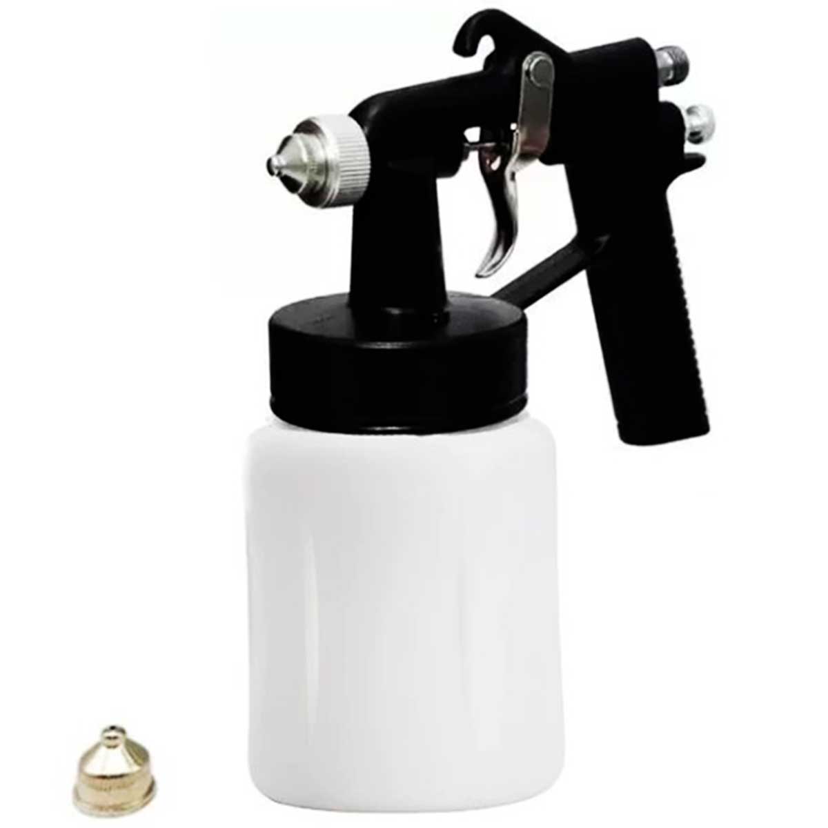 Pistola de PIntura Ar Direto 1.3mm Caneca 650ml - Novidades