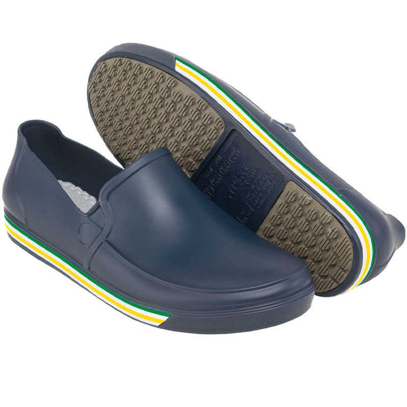 Sapato EPI Antiderrapante Impermeável Azul com fachete Brasil TAM 42 Masculino - EPIs