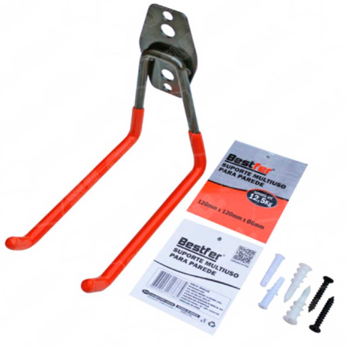Suporte Multiuso Para Parede 120mm x 130mm 12,5kg - Outros