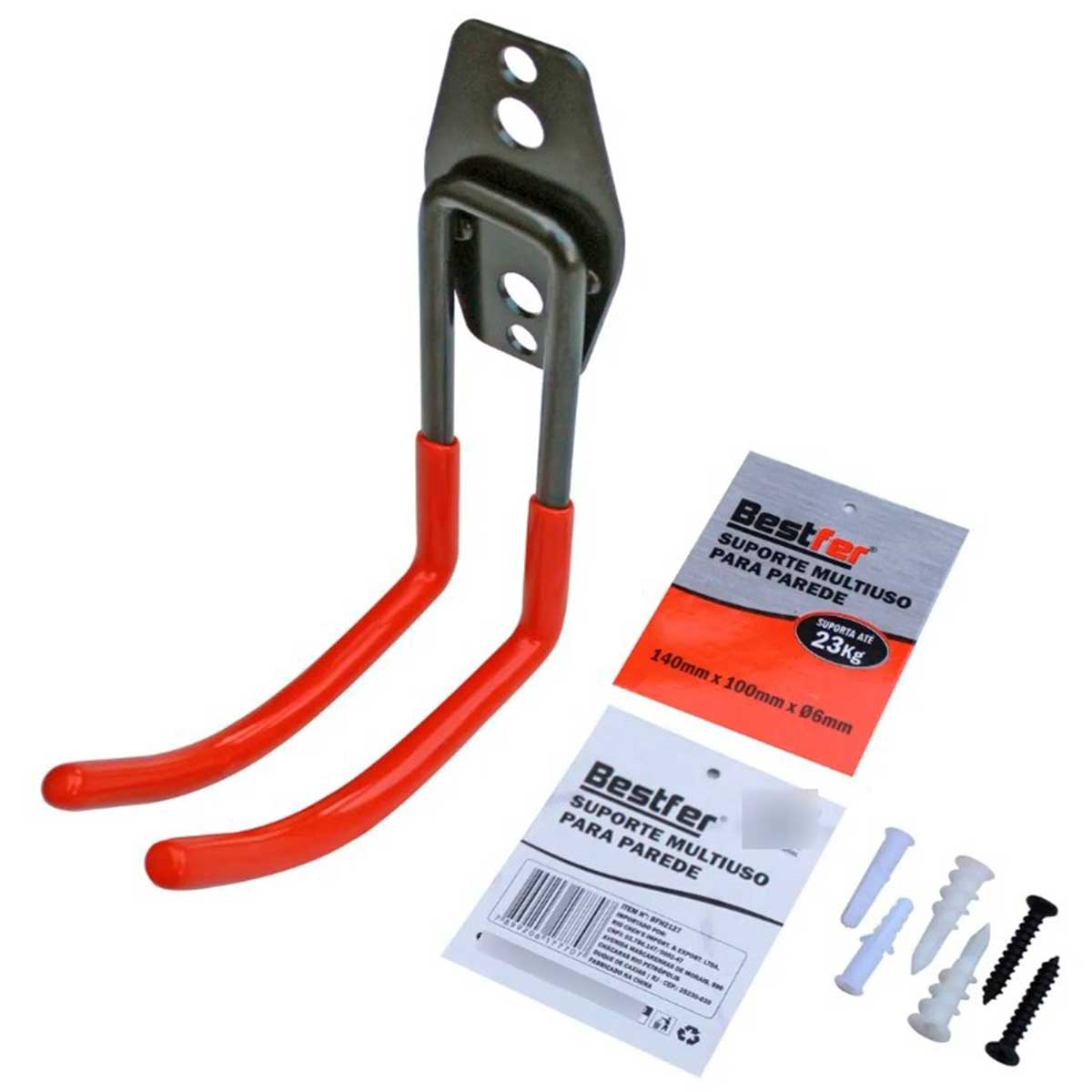 Suporte Multiuso Para Parede 140mm x 100mm 23kg - Outros