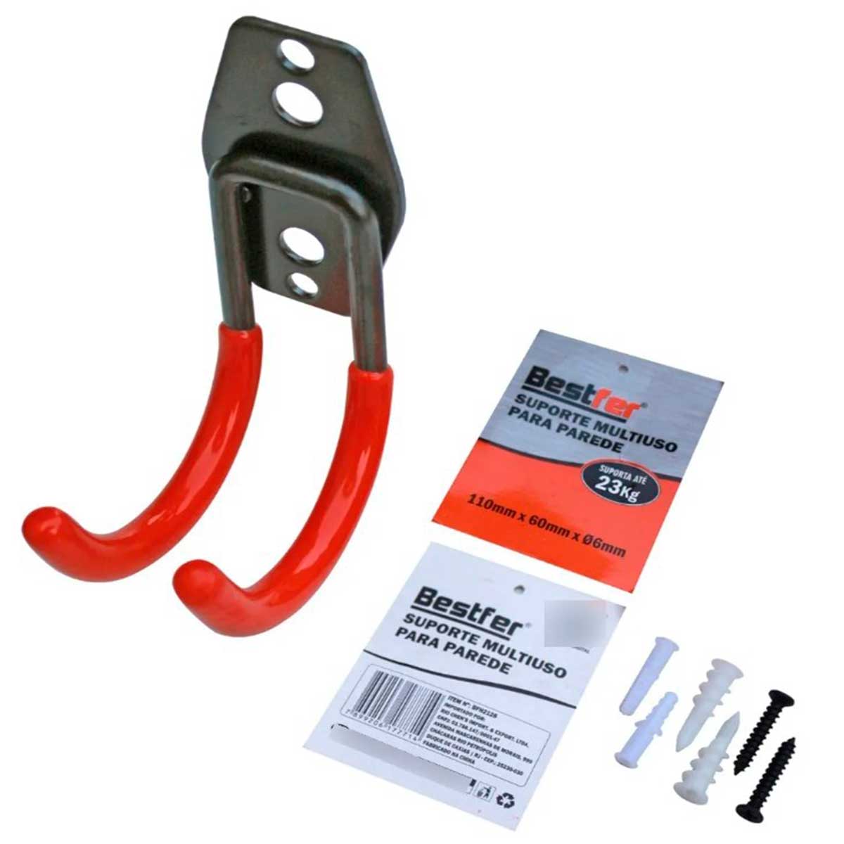 Suporte Multiuso Para Parede 110mm x 60mm 23kg - Outros