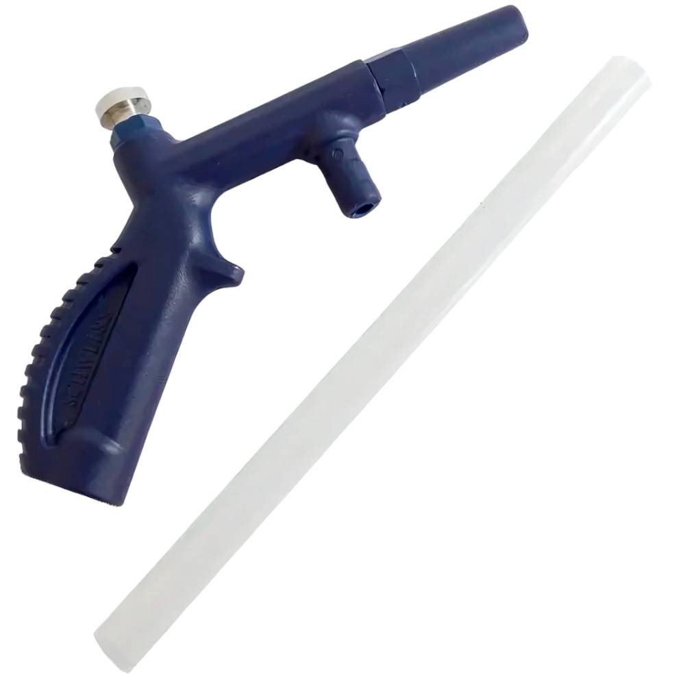 Pulverizador de ar ou líquido para limpeza 1/4 com botão metálico Steels - Novidades