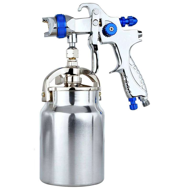 Pistola de pintura Sucção 1.7mm caneca alumínio 1l Webkits - Pistolas-Sucção