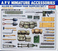A F V Miniature Accessories - Militaria
